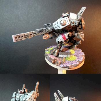 Tau XV88 Broadside Battlesuit by Buceante