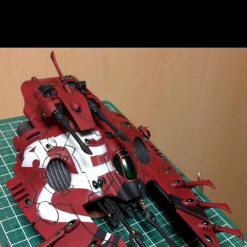 Eldar Saim-Hann Wave Serpent by P4ND4MONIUM