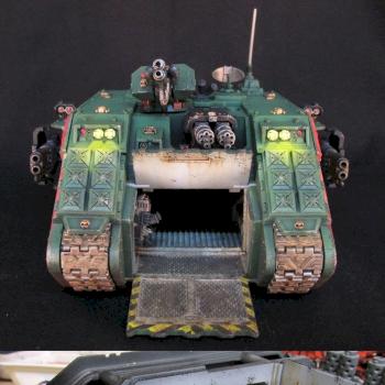 Space Marine Salamander Land Raider Details by Arkon