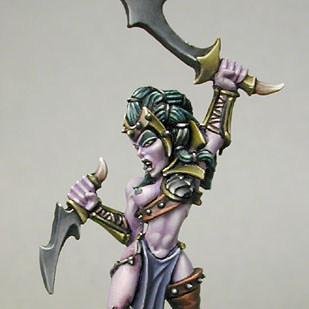 Warhammer Painted Rare Unreleased Witch Elf by haley