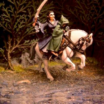 LOTR Arwen and Frodo Closeup by Rob Jedi