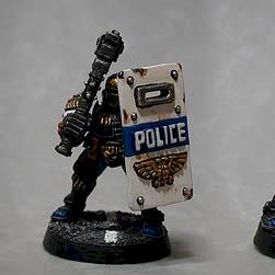 Adeptus Arbite RIOT trooper 3 up by Rob Jedi