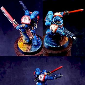 Space Marine Corps from Reddit minipainting contest by DiceCritters