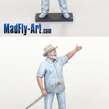 Dr. John Hammond (Jurassic Park) by MadFlyArtStudio