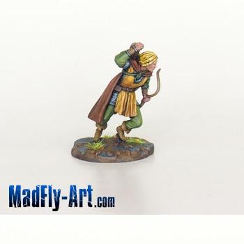 Female Ranger with Bow by MadFlyArtStudio