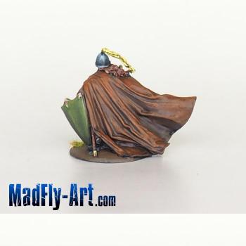 Kneeling Elf Warrior with Sword by MadFlyArtStudio