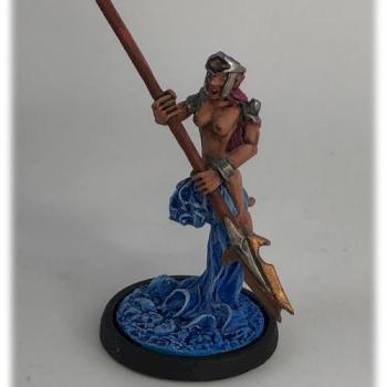 Wasserelementar-Nixe from Assassin Miniatures by Leslie Flynn