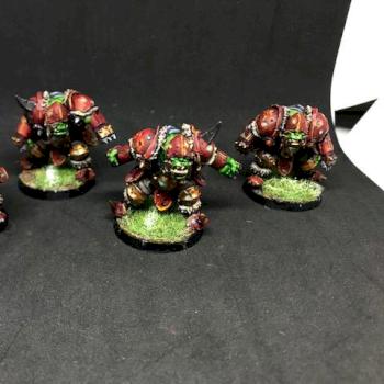 4X BLITZERS ORCS TEAM BLOOD BOWL MOMMINIATURES Warhammer by juanlurockerman