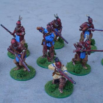 French Indian War Mi'kmaq Scouts by cygnus46