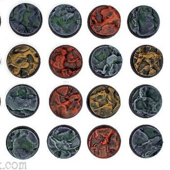 25mm Bases "Magma" by philydorf