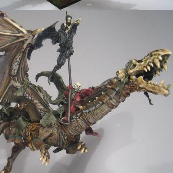 Zombie Dragon by Miniatures Art Team by goblin1980