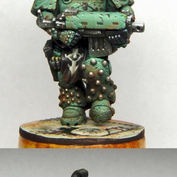 Preheresy Sons of Horus spacemarine by Yellow one