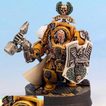 Imperial Fist Captain Lysander by Wiltrichs