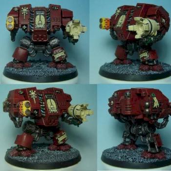 Blood Angels Dreadnought by Quantra