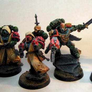 Dark Angel Vets with apothecary and captain by cdamage