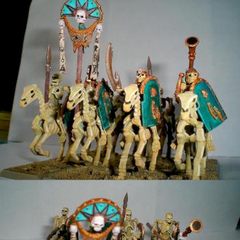 Tomb Kings Skeleton Horsemen by krajceck