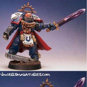 Ultramarines Captain Marcus Atticus by jokersminiatures