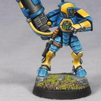 Tau XV15 Stealth Battlesuit by urb