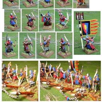 Bretonnian Bowmen by SirKenneth