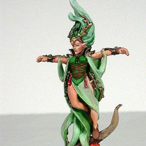 wood elf spellslinger by darkrealm miniatures