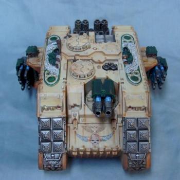 dark Angels Death Wing tank by paintslinger