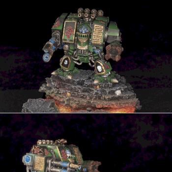 Salamanders Venerable Dreadnought by Adeptus Painter