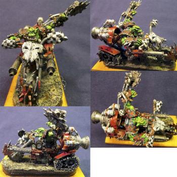 Warboss on warbike by Avin