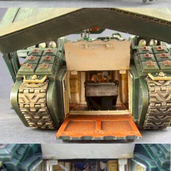 Dark Angels Land Raider Crusader Pre-Heresy style by Hortwerth