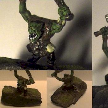 Orc on a rock by panyan