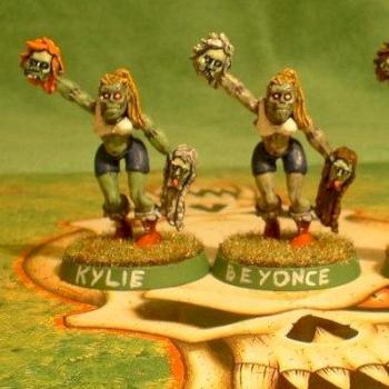 Blood Bowl Necromantic Cheerleaders by Howlinggriffon