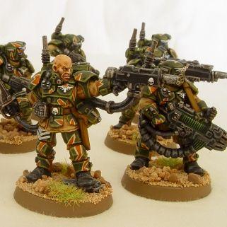 Squad of Kasrkins for my IG army. by SteelMark