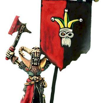 Skeleton standard bearer by saulot