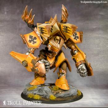 Judicator colossal from Protectorate of Menoth by TrollPainter