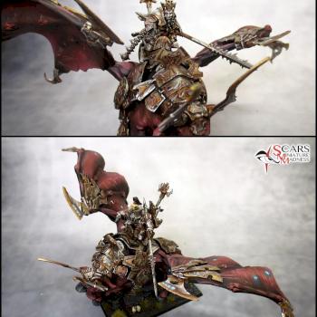 Chaos Dwarf Lord on Baletaurus by Darkritual