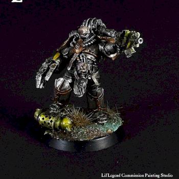 Narik Dreygur Consul Praetor Iron Warriors Forge World weekend Event by lilloser