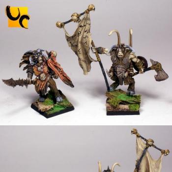 Beastmen Heroes by UnlimitedColours