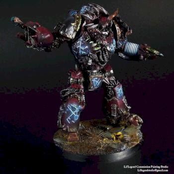 Mhara Gal Forge World Event Word Bearers Dreadnought by lilloser