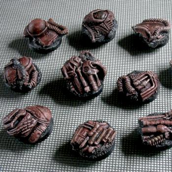 25mm round bases (Techanicus) by philydorf