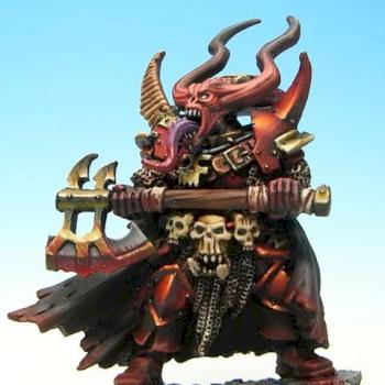 Chaos Champion of Khorne by QiaoZhong