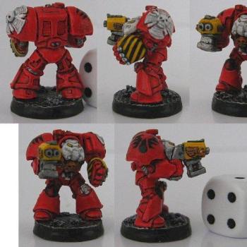 Mini Terminator - Blood Angels Chapter by Arekarkadiusz