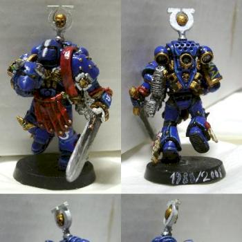 Avidius Dakeeuss Captain of the Ultramarine Honour Guard by actioncom