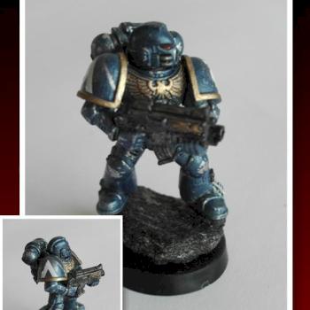 Ultramarines Tactical Squad member by razor1111