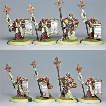 Warmachine Protectorate of Menoth Full Choir by arogers907