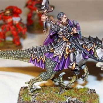 dark elves dreadlord on coldone by colinsherlow