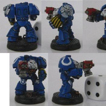 Mini Terminator - Ultramarine Chapter by Arekarkadiusz