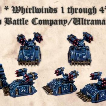 Whirlwind Detachment (1997 era Epic 40K miniature) by rastamann