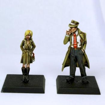 Private Eye / Spy Eldritch Investigators by The_Iron_Painter