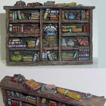 cupboard of books by ReaperSnake