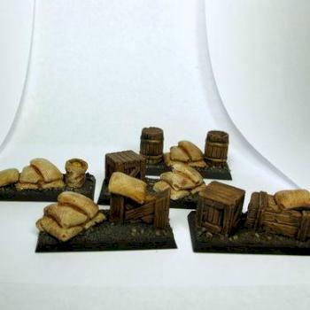 Dungeons and Dragons 28mm Barricade Terrain by The_Iron_Painter