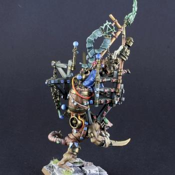 Skaven Warlord on Bonebreaker by dargo000